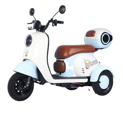 600W motorkracht 3-wiel scooter voor volwassenen Achterhoek Motor Positie geïntegreerde batterij