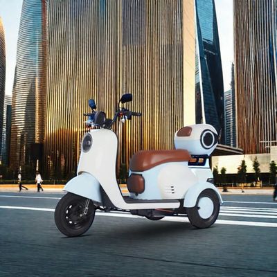 600W motorkracht 3-wiel scooter voor volwassenen Achterhoek Motor Positie geïntegreerde batterij