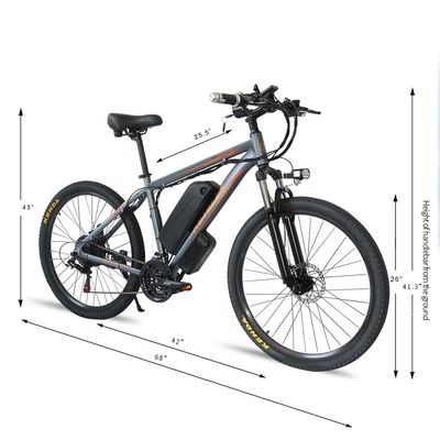 Elektrische Mountainbike 26&quot; E-Bike met 48V 13Ah Lithiumbatterij en krachtige 500W Motor