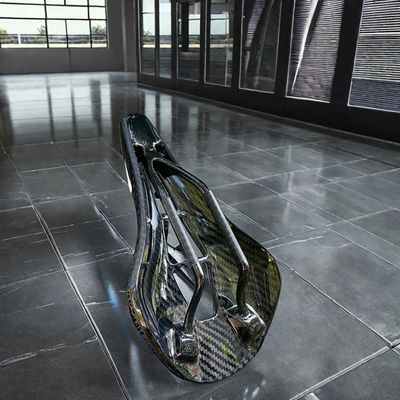 Mountainbiking Essentiële 3D geprinte koolstofvezel wegfiets zadel met hol ontwerp