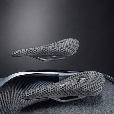 Mountainbiking Essentiële 3D geprinte koolstofvezel wegfiets zadel met hol ontwerp