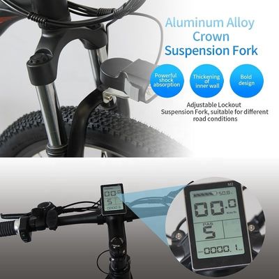 Elektrische Mountainbike 26&quot; E-Bike met 48V 13Ah Lithiumbatterij en krachtige 500W Motor