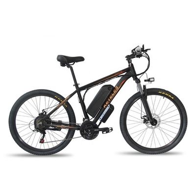 1000W 17.5AH Electric Mountain Bike 26&quot; Mountain E-bike Achterhoek Motor Aluminium legering