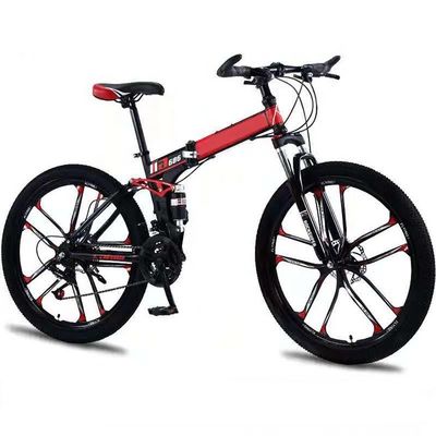26 inch Opp Bag 10 Pcs Mensen Steel Mountain Bike met schijfrem en aluminium vork