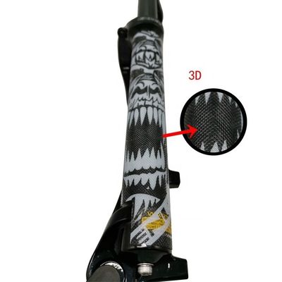 3D waterdichte fietsvorkbeschermingssticker voor decoratieve fietsraambeveiliging