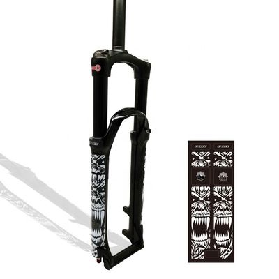 3D waterdichte fietsvorkbeschermingssticker voor decoratieve fietsraambeveiliging