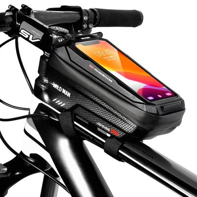 Waterdicht 6.6in telefoonhoes touchscreen zak voor MTB Pack 1L capaciteit fiets accessoires