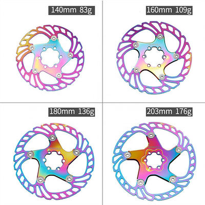 BMX RAINBOW 2021 Full CNC Road Bike Brake Disc 140/160/180/203mm Snel afkoelen
