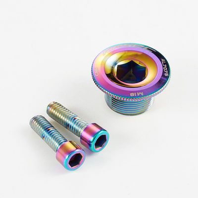 Categorie CRANK 2021 Kleurrijke aluminium fietsonderdelen M18/M20 MTB Crankset Cover Screw